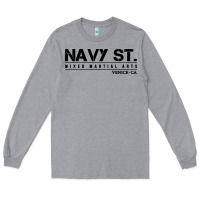 Heather Grey navy street kingdom mma mixed martial arts Long Sleeve Tee - artisFamous