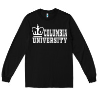Black columbia university Long Sleeve Tee - artisFamous