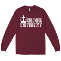 Burgundy columbia university Long Sleeve Tee - artisFamous