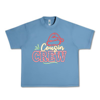 Pebble Blue cousin crew Urban Heavy Tee - CowhideDigitalArt