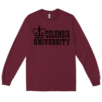 Burgundy columbia university Long Sleeve Tee - artisFamous