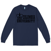 Navy columbia university Long Sleeve Tee - artisFamous
