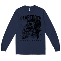 Navy Beartooth Long Sleeve Tee - artisFamous