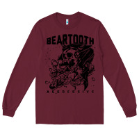 Burgundy Beartooth Long Sleeve Tee - artisFamous