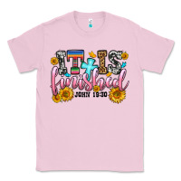 Bubblegum Pink it is finished john 19 30 Classic Tee - OliviaCreatesArt