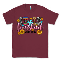 Burgundy it is finished john 19 30 Classic Tee - OliviaCreatesArt