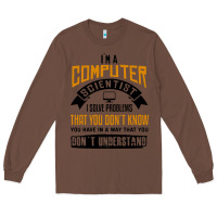 Chestnut computer scientist programmer Long Sleeve Tee - artisFamous