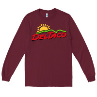 Burgundy del taco Long Sleeve Tee - artisFamous