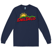 Navy del taco Long Sleeve Tee - artisFamous
