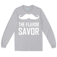 Moon Dust mustache the flavor savor Long Sleeve Tee - artisFamous