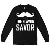 Black mustache the flavor savor Long Sleeve Tee - artisFamous
