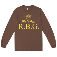Chestnut rbg ruth bader ginsburg Long Sleeve Tee - artisFamous