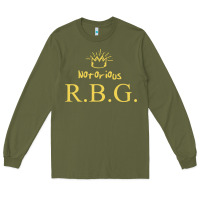 Army Green rbg ruth bader ginsburg Long Sleeve Tee - artisFamous