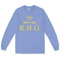 Colony Blue rbg ruth bader ginsburg Long Sleeve Tee - artisFamous