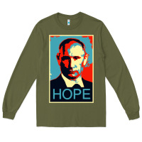 Army Green putin hope style Long Sleeve Tee - artisFamous