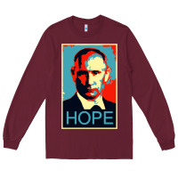 Burgundy putin hope style Long Sleeve Tee - artisFamous