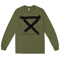 Army Green CIRCA SURVIVE Long Sleeve Tee - artisFamous