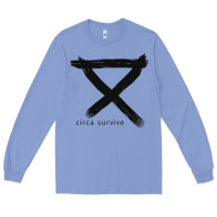 Colony Blue CIRCA SURVIVE Long Sleeve Tee - artisFamous