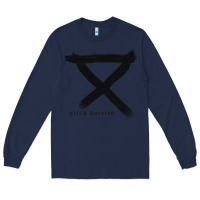 Navy CIRCA SURVIVE Long Sleeve Tee - artisFamous