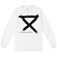 White CIRCA SURVIVE Long Sleeve Tee - artisFamous