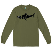Army Green shark week Long Sleeve Tee - artisFamous