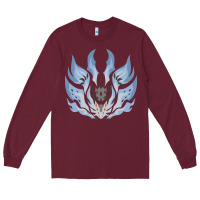 Burgundy chaotic xeno'jiiva Long Sleeve Tee - artisFamous