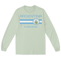 Matcha soccer argentina jersey argentinian football la albiceleste Long Sleeve Tee - artisFamous