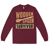 Burgundy wooden spoon survivor Long Sleeve Tee - artisFamous