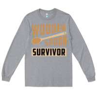 Heather Grey wooden spoon survivor Long Sleeve Tee - artisFamous