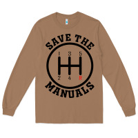 Toasted Coconut save the manuals (black) Long Sleeve Tee - artisFamous