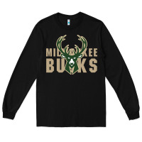 Black Milkwaukee Bucks Long Sleeve Tee - artisFamous