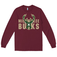 Burgundy Milkwaukee Bucks Long Sleeve Tee - artisFamous