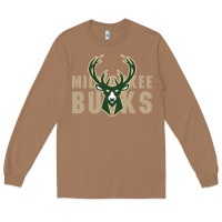 Toasted Coconut Milkwaukee Bucks Long Sleeve Tee - artisFamous