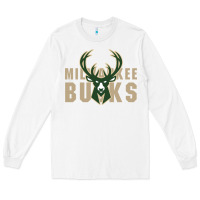 White Milkwaukee Bucks Long Sleeve Tee - artisFamous