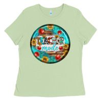 Matcha teacher mode earrings Ladies Tee - BundleAndBundleShop