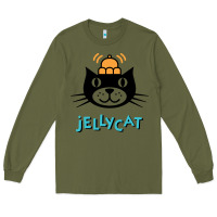 Army Green jelly cat Long Sleeve Tee - artisFamous