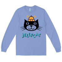Colony Blue jelly cat Long Sleeve Tee - artisFamous
