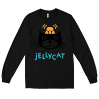 Black jelly cat Long Sleeve Tee - artisFamous