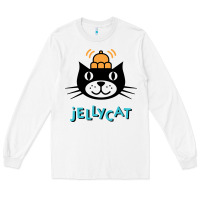 White jelly cat Long Sleeve Tee - artisFamous