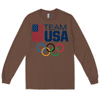 Chestnut usa team Long Sleeve Tee - artisFamous