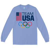 Colony Blue usa team Long Sleeve Tee - artisFamous