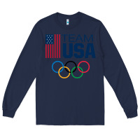 Navy usa team Long Sleeve Tee - artisFamous