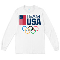 White usa team Long Sleeve Tee - artisFamous