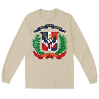 Mushroom dominican republic flag national emblem republica dominicana t shirt Long Sleeve Tee - artisFamous