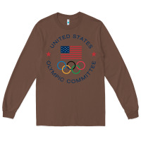 Chestnut Olympic Rings Long Sleeve Tee - artisFamous