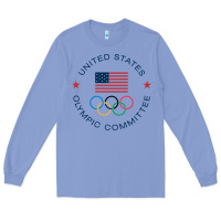 Colony Blue Olympic Rings Long Sleeve Tee - artisFamous