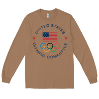 Toasted Coconut Olympic Rings Long Sleeve Tee - artisFamous