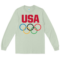 Matcha Olympic Rings Long Sleeve Tee - artisFamous