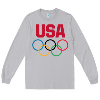 Moon Dust Olympic Rings Long Sleeve Tee - artisFamous