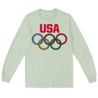 Matcha Olympic Rings Long Sleeve Tee - artisFamous